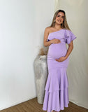 Vestido Regina lila de maternidad