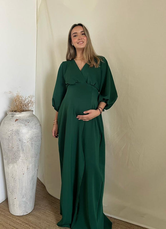 Vestido de maternidad, Nicole verde neopreno