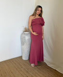 Vestido de maternidad Astrid, Rosa quemado