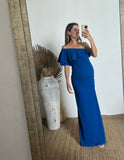 Vestido de maternidad, Astrid azul vivo