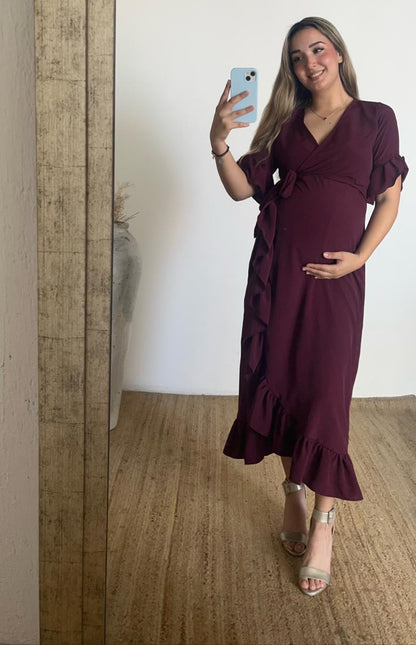 Vestido de maternidad, Ursula vino con olanes