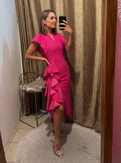 Vestido Jessica lactancia Rosa Barbie vértigo