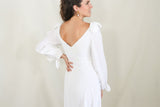 Vestido Nallely de lactancia blanco