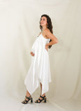 Vestido de maternidad Odethe, ivory brillosa