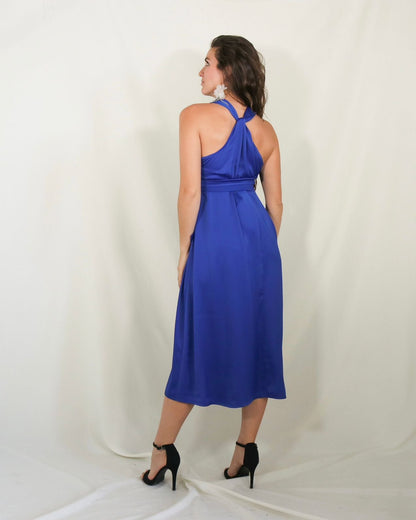 Vestido de maternidad, Dinora azul rey