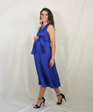 Vestido de maternidad, Dinora azul rey