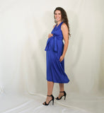 Vestido de maternidad, Dinora azul rey