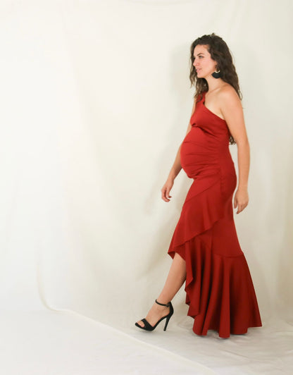 Vestido Ginna de maternidad, óxido M