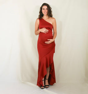 Vestido de maternidad Ginna, óxido