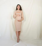 Vestido de maternidad, Maribel camell brillos