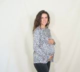 Maternity blouse, Anna black