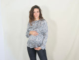 Maternity blouse, Anna black