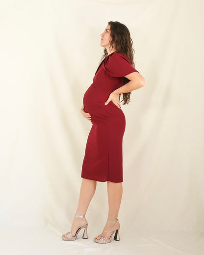 Vestido de maternidad, Anastacia vino corto