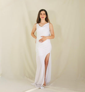 Vestido de maternidad Anahi, Blanco CH