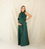 Vestido Ariel de maternidad y lactancia verde medellín