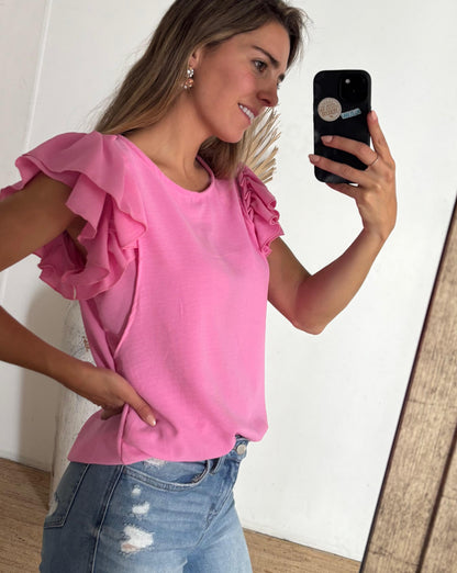 Blusa de lactancia, Adri cey rosa CH