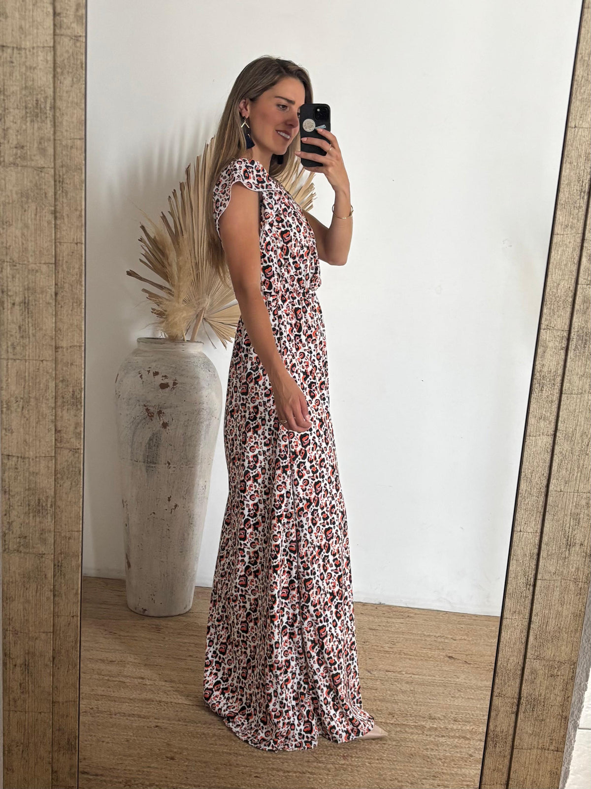 Vestido lactancia Leticia, leopardo cheeta