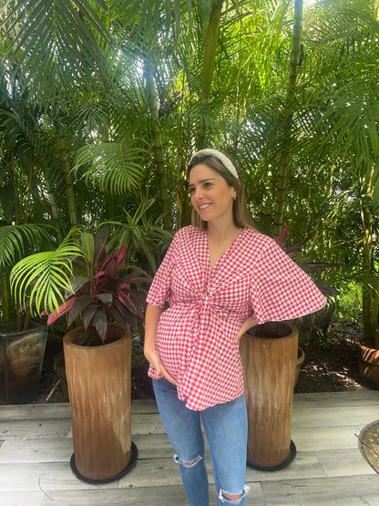 Maternity blouse, Anna black
