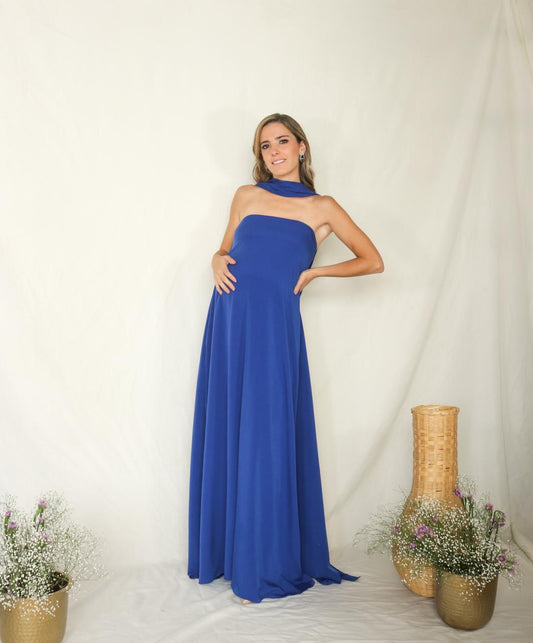 Vestido de Maternidad, Adela azul rey XG