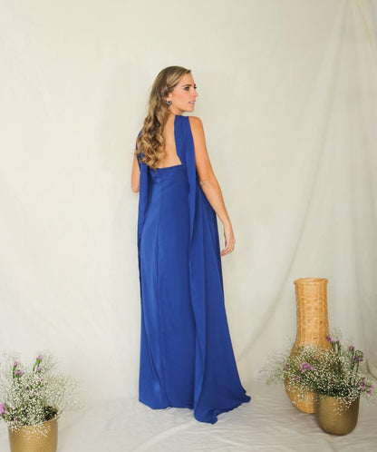 Vestido de Maternidad, Adela azul rey XG