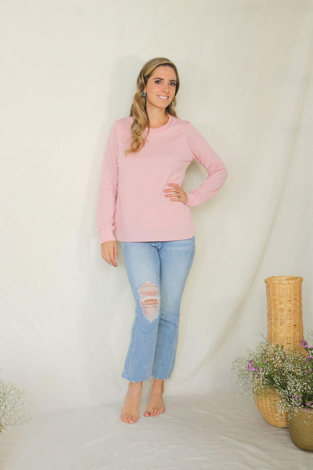 Ruth Adri sleeveless blouse, burnt pink