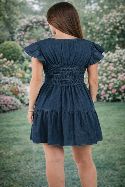 Vestido de maternidad mezclilla