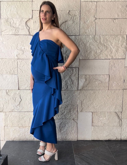 Vestido de maternidad, Marissa azul opaco