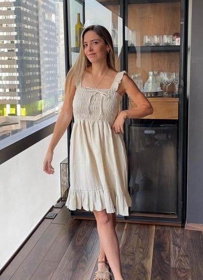 Vestido de maternidad tirantes olanes (varios colores)