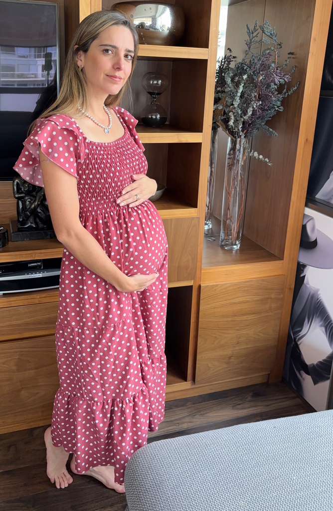 Vestido de maternidad primavera olanes (varios colores)