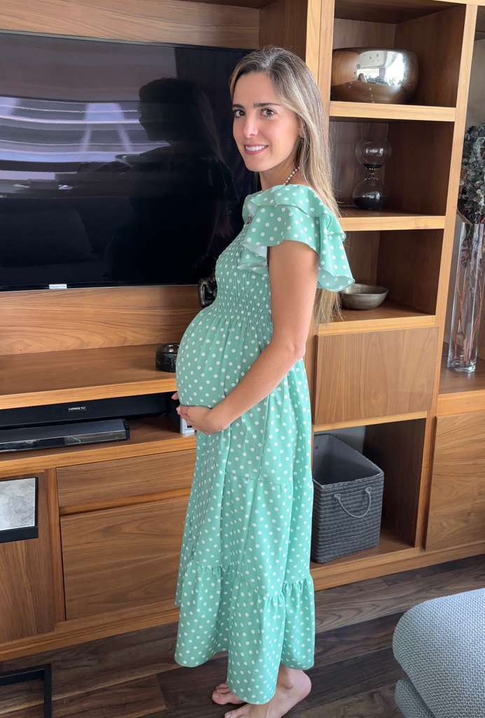 Vestido de maternidad primavera olanes (varios colores)