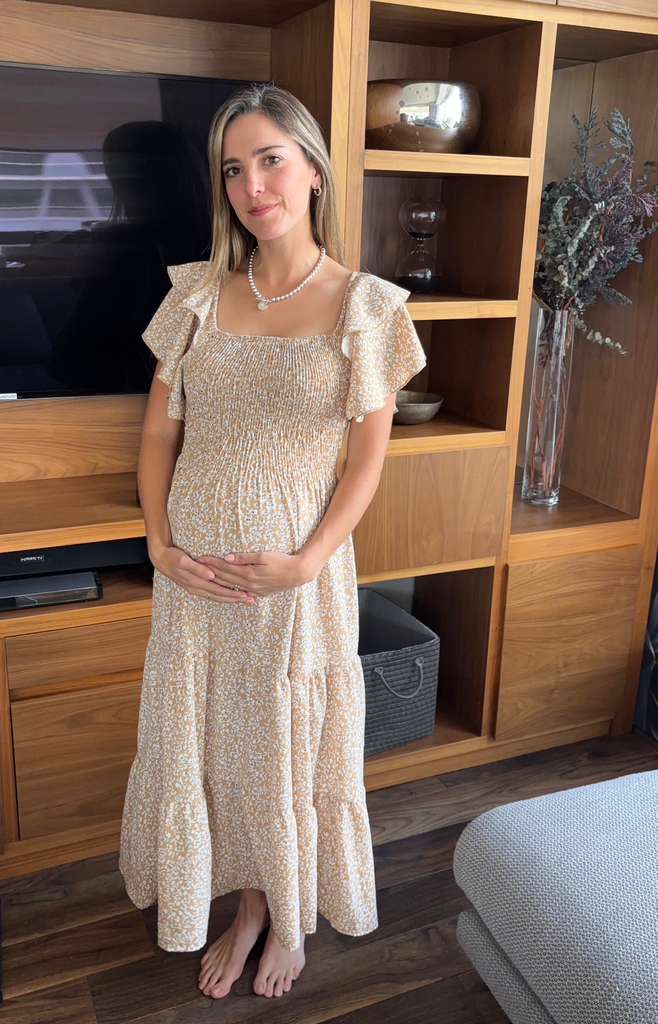 Vestido de maternidad primavera olanes (varios colores)