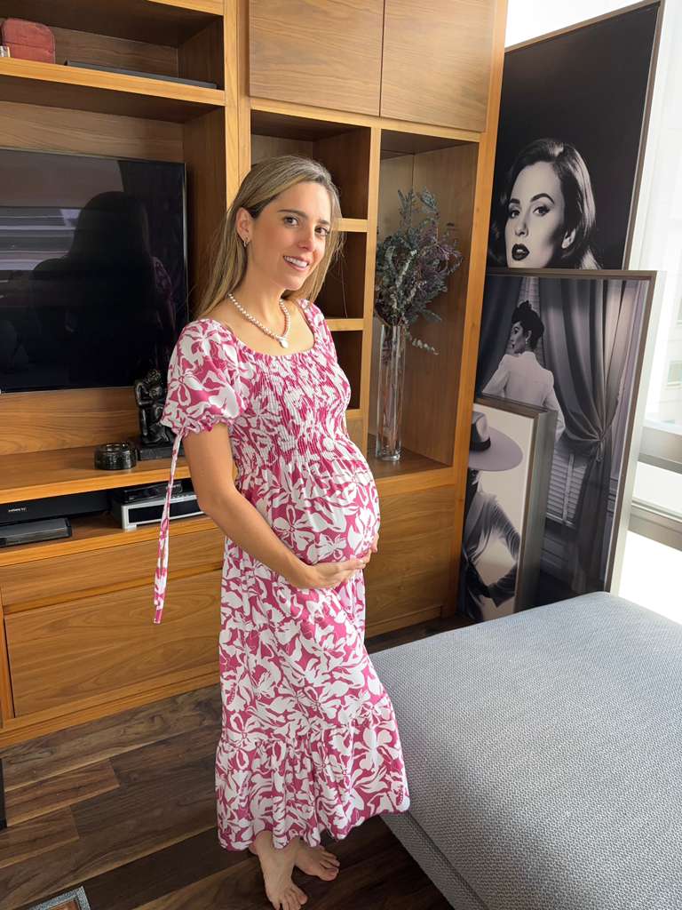 Vestido de maternidad floral, (varios colores)