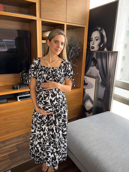 Vestido de maternidad floral, (varios colores)