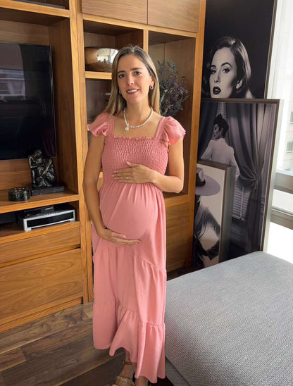 Vestido de maternidad fresco olanes (varios colores)