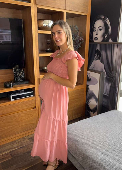 Vestido de maternidad fresco olanes (varios colores)