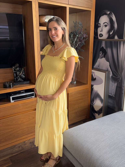 Vestido de maternidad fresco olanes (varios colores)