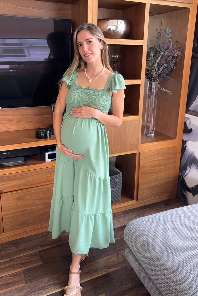 Vestido de maternidad fresco olanes (varios colores)