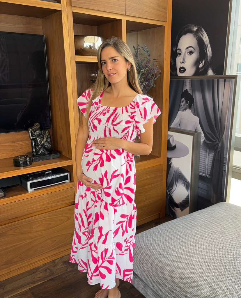 Vestido de maternidad plantas (varios colores)