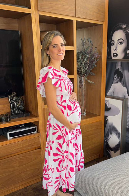 Vestido de maternidad plantas (varios colores)
