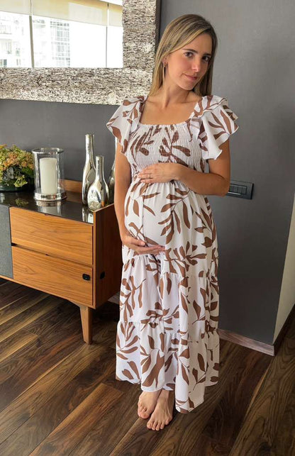 Vestido de maternidad plantas (varios colores)