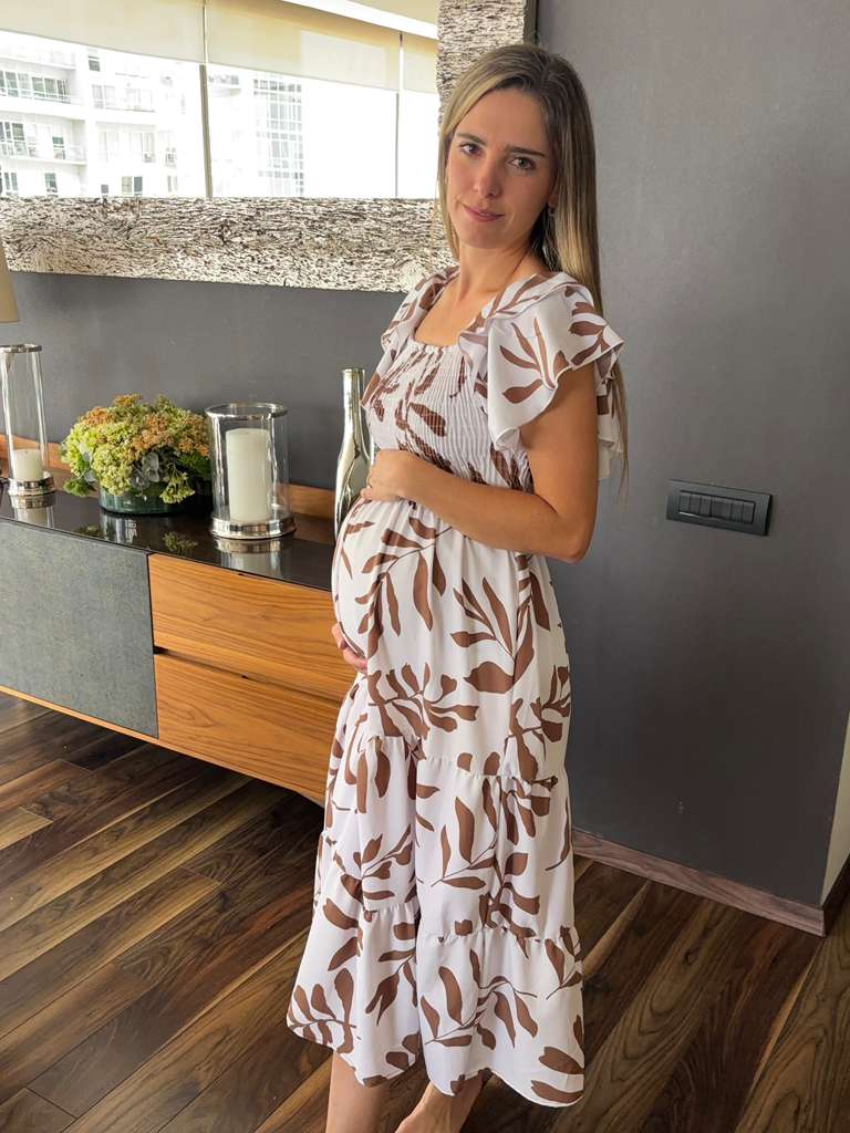 Vestido de maternidad plantas (varios colores)