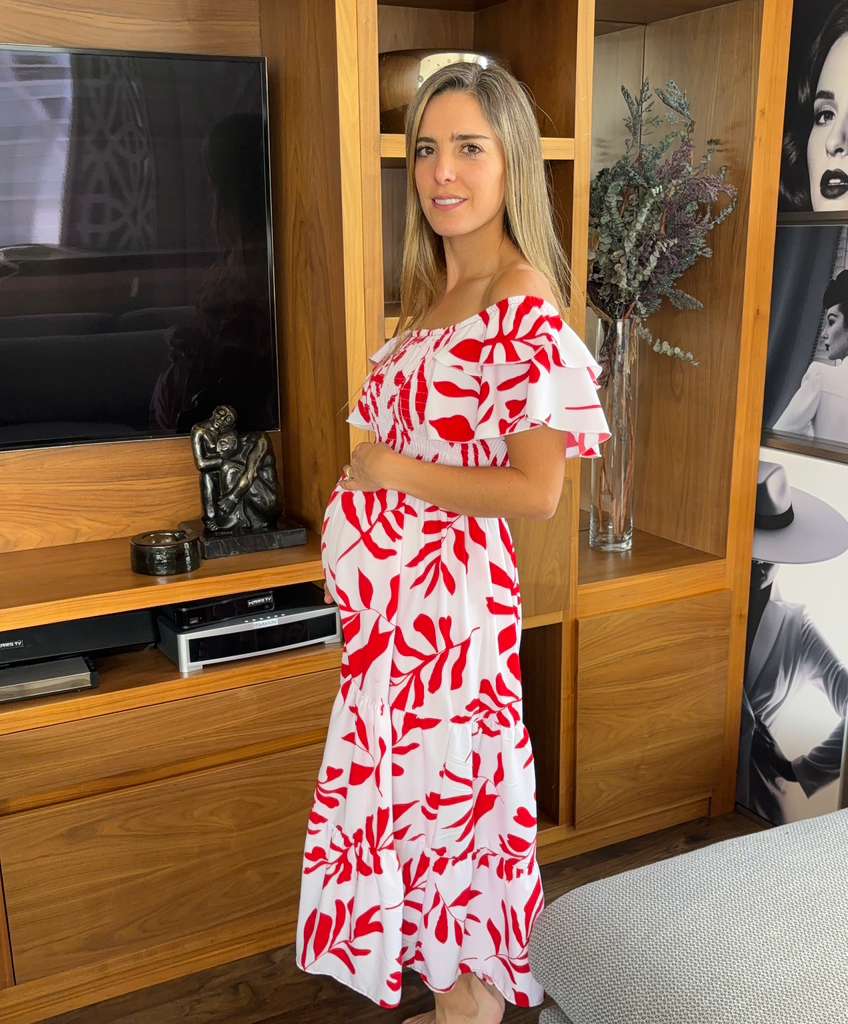 Vestido de maternidad plantas (varios colores)
