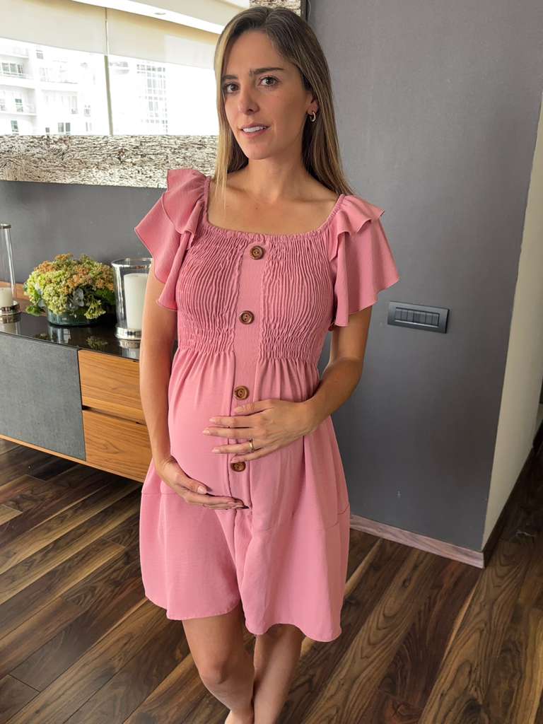 Vestido de maternidad botones (varios colores)