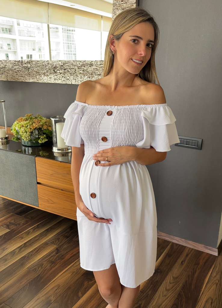 Vestido de maternidad botones (varios colores)