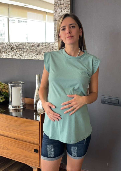 Blusa de maternidad algodón (varios colores)