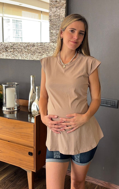 Blusa de maternidad algodón (varios colores)