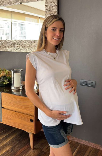 Blusa de maternidad algodón (varios colores)