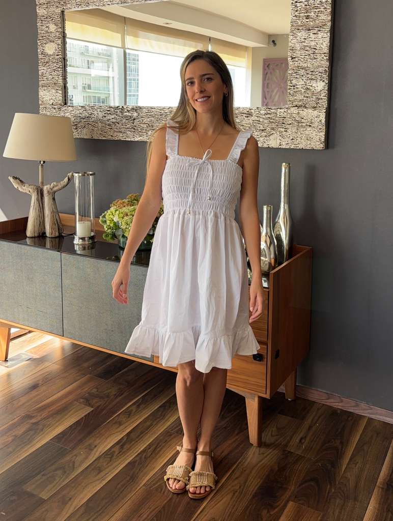 Vestido de maternidad tirantes olanes (varios colores)