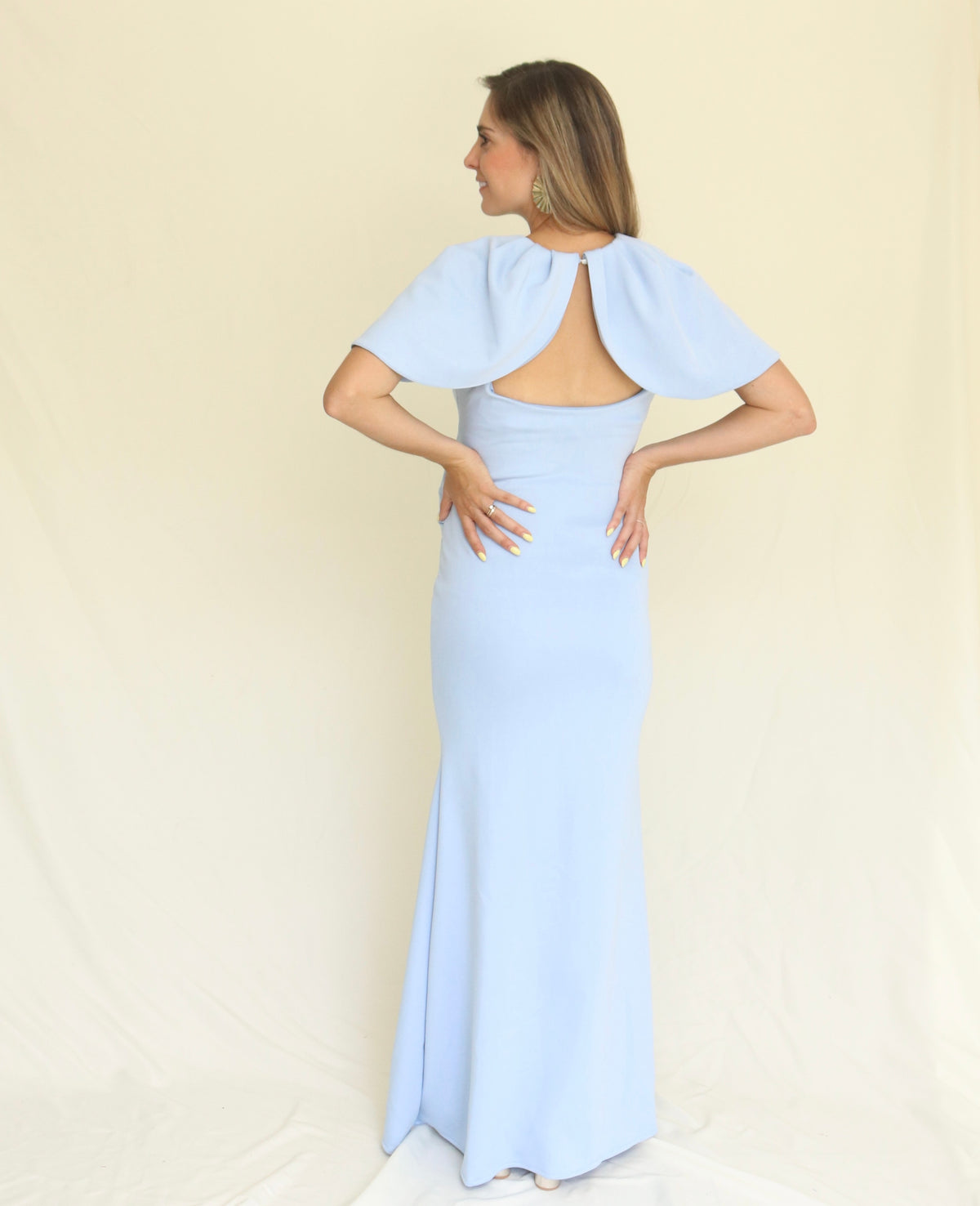 Vestido de maternidad, Anastacia azul neopreno