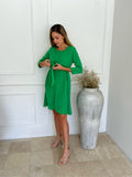 Green Romina nursing dress